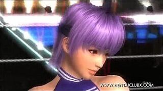 ecchi d. or Alive 5 Ultimate Sexy Ecchi Cheerleader Ayane anime girls porn video